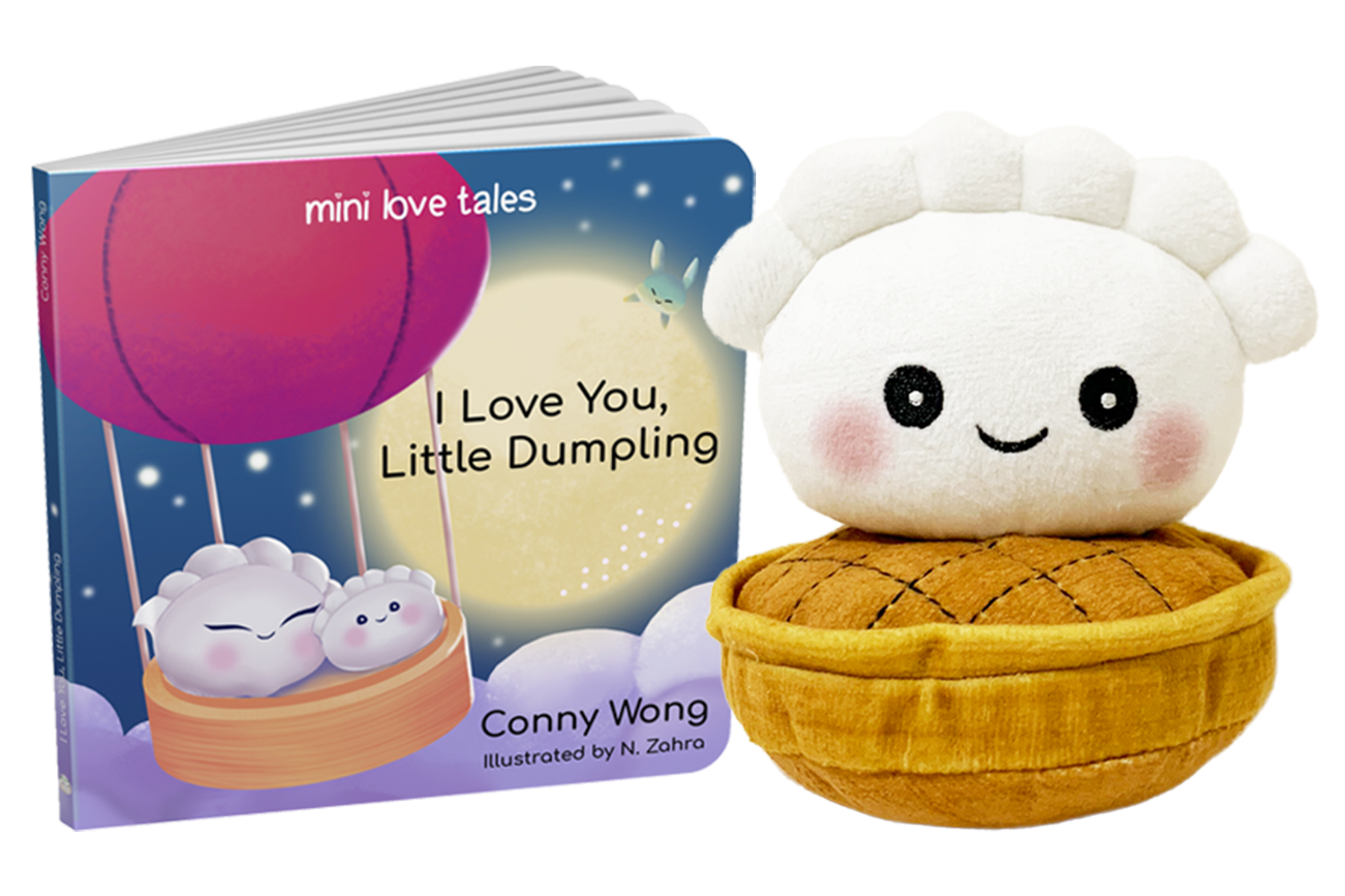 I Love You, Little Dumpling Book + Soft Toy Set